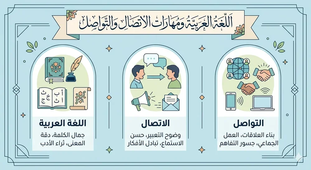 اللغة العربية ومهارات الاتصال والتواصل
