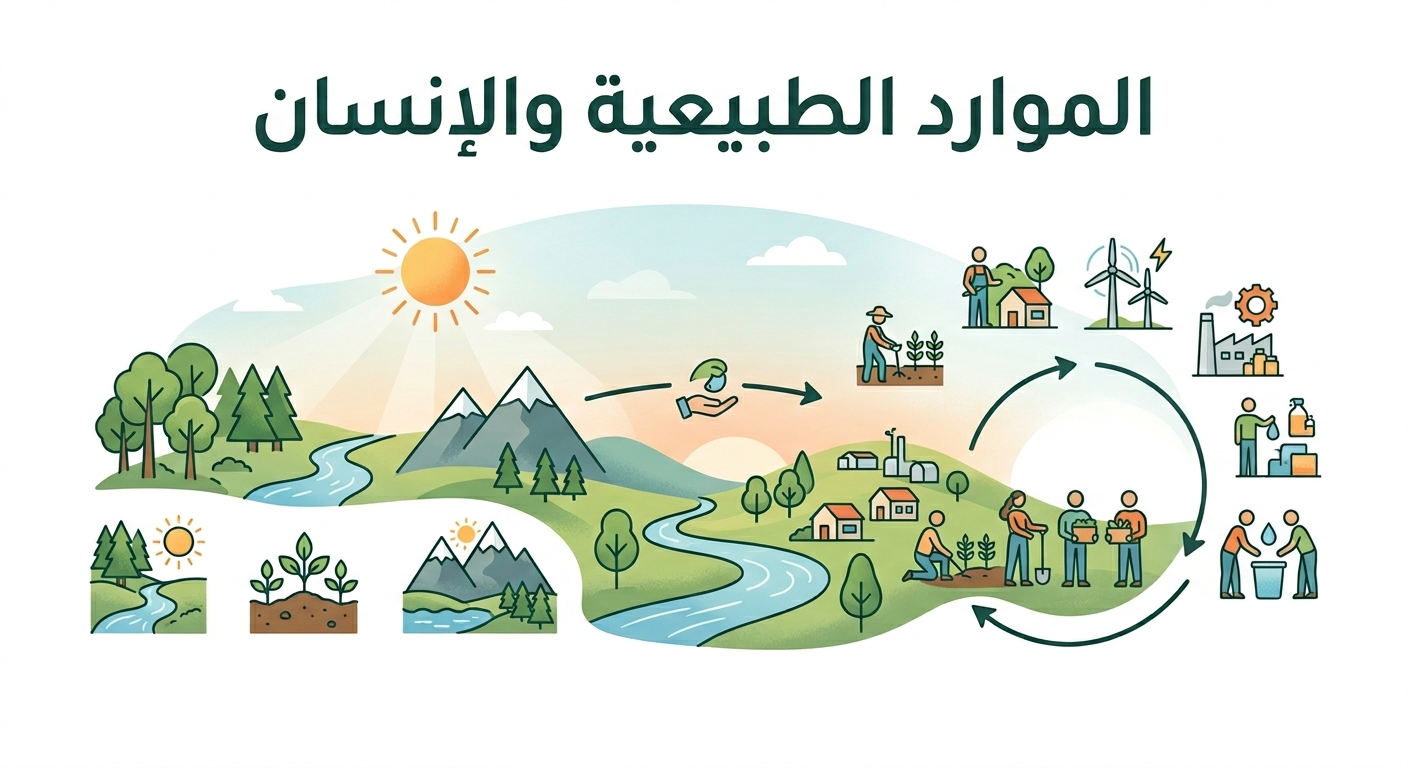 الموارد الطبيعية والإنسان
