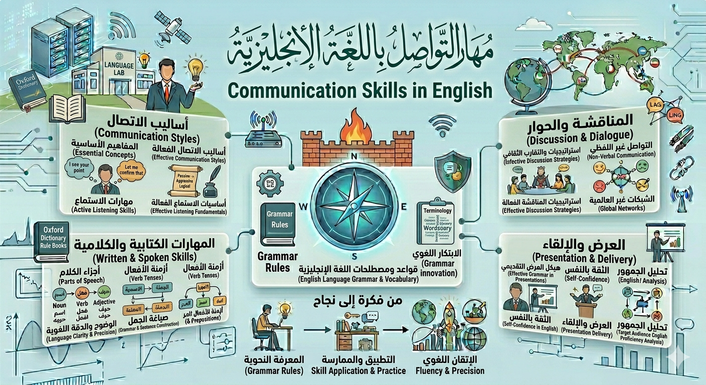 اللغة الإنجليزية ومهارات الاتصال والتواصل