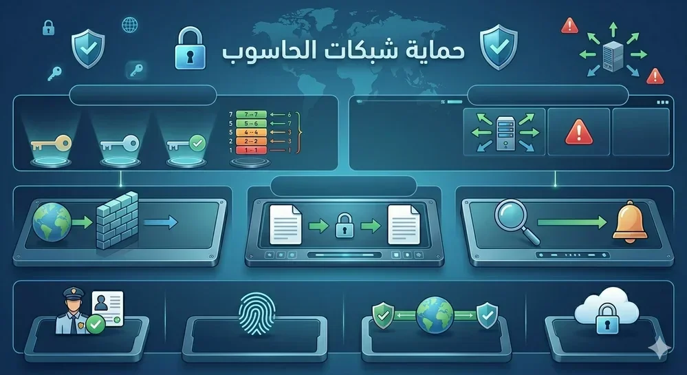 حماية شبكات الحاسوب